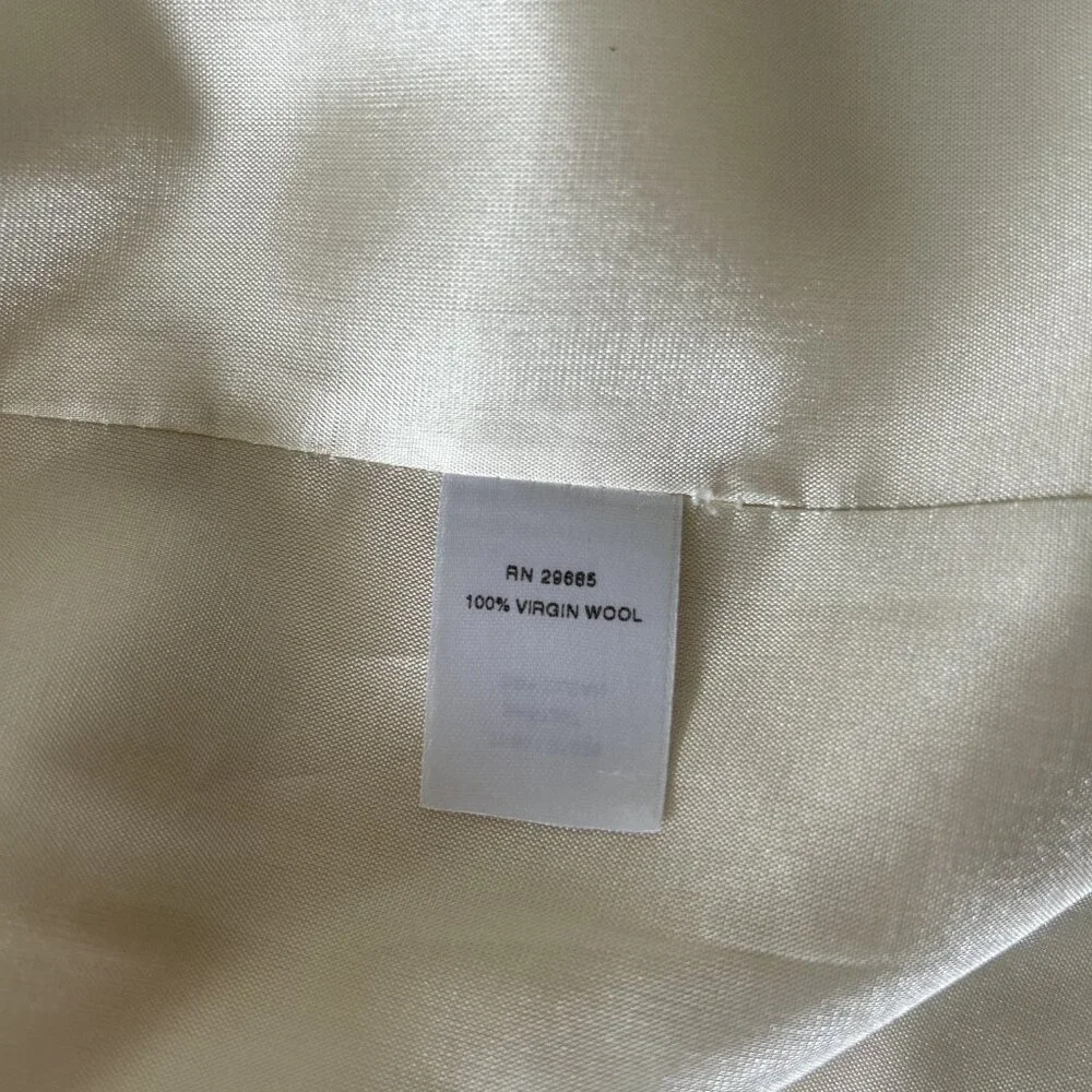 Vintage Pendleton 100% Virgin Wool Blazer - Winter White - Picture 6 of 16